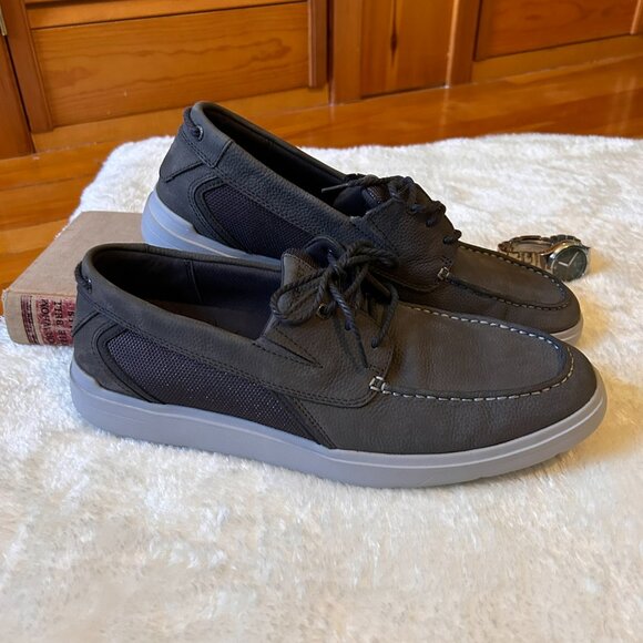 Rockport Total Motion Boat Shoes – Men’s 12 W – Structured Casual Comfort - Picture 2 of 5